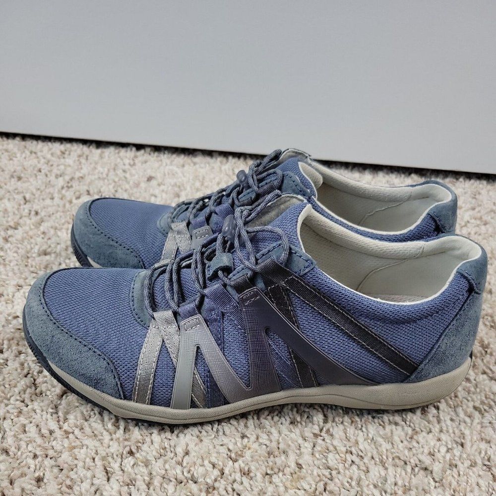 Dansko Henriette Blue Suede Sneakers Womens 40 Style 4852757575
